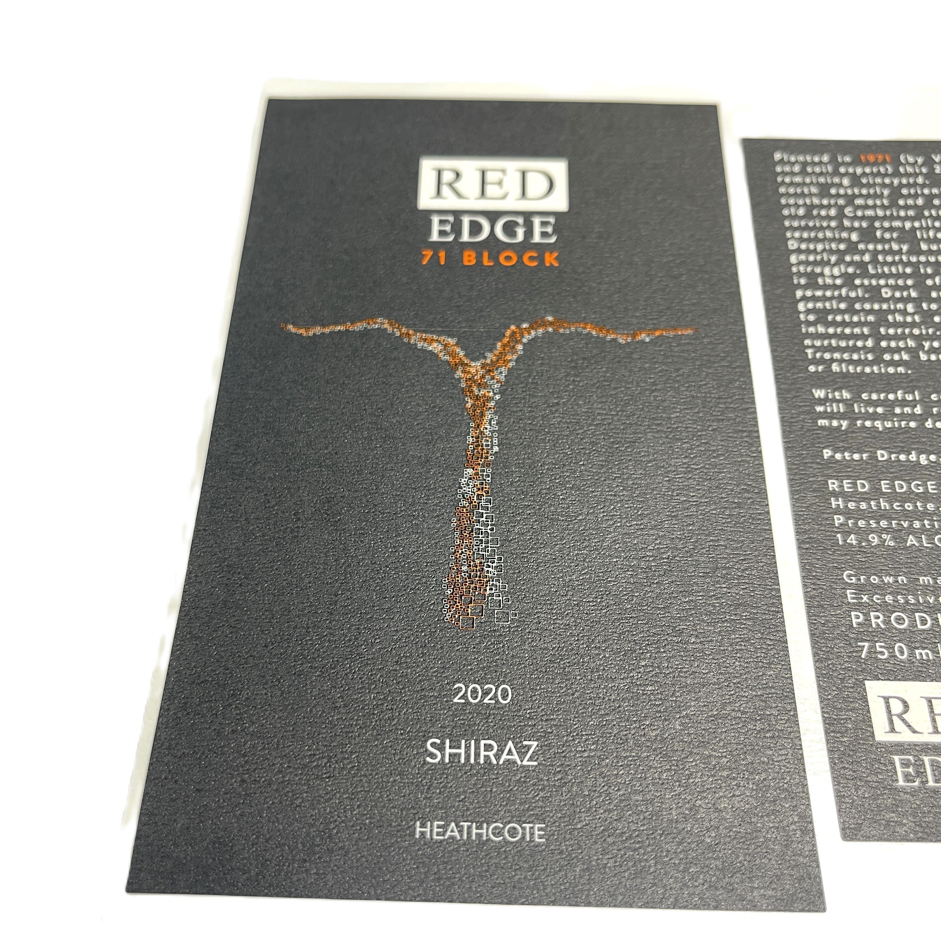 Professional customized red wine labels, glass bottle stickers, food labels
