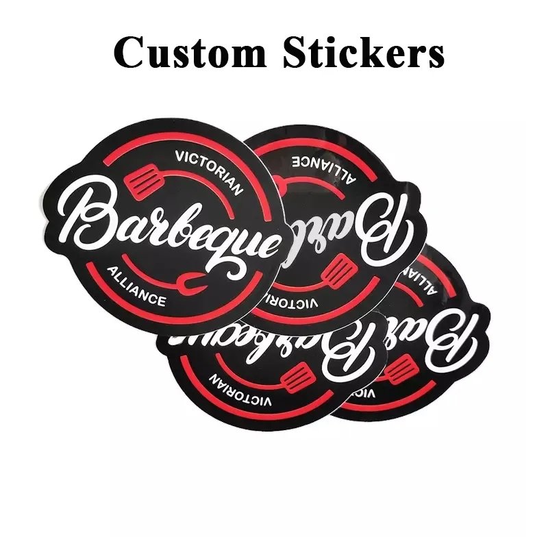 Manufacturer Custom Christmas Holiday Waterproof Vinyl Stickers Die Cut Label Cartoon Stickers Adhesive Vinyl Label Sticker