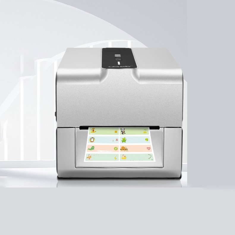 thermal sticker printer factory wholesale silver name label printer self name sticker machine