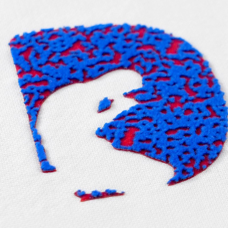 High Quality Custom Heat Transfer Logo 3D Flock Heat Transfer Sticker Silicone Iron On Patch Printing Heat Transfer Labels