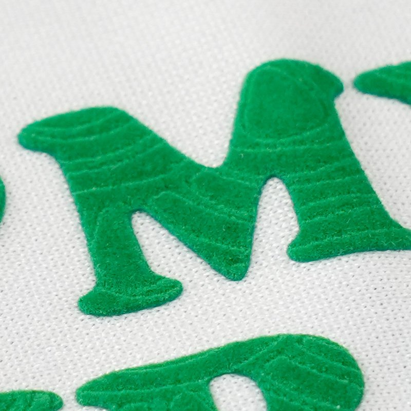 High Quality Custom Heat Transfer Logo 3D Flock Heat Transfer Sticker Silicone Iron On Patch Printing Heat Transfer Labels