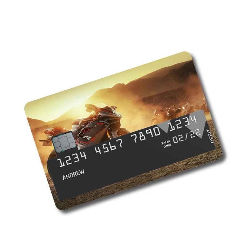 Custom Card Sticker Design Vinyl Sticker Debit Credit Card Skin Logo Waterproof Bank Credit Card Sticker
