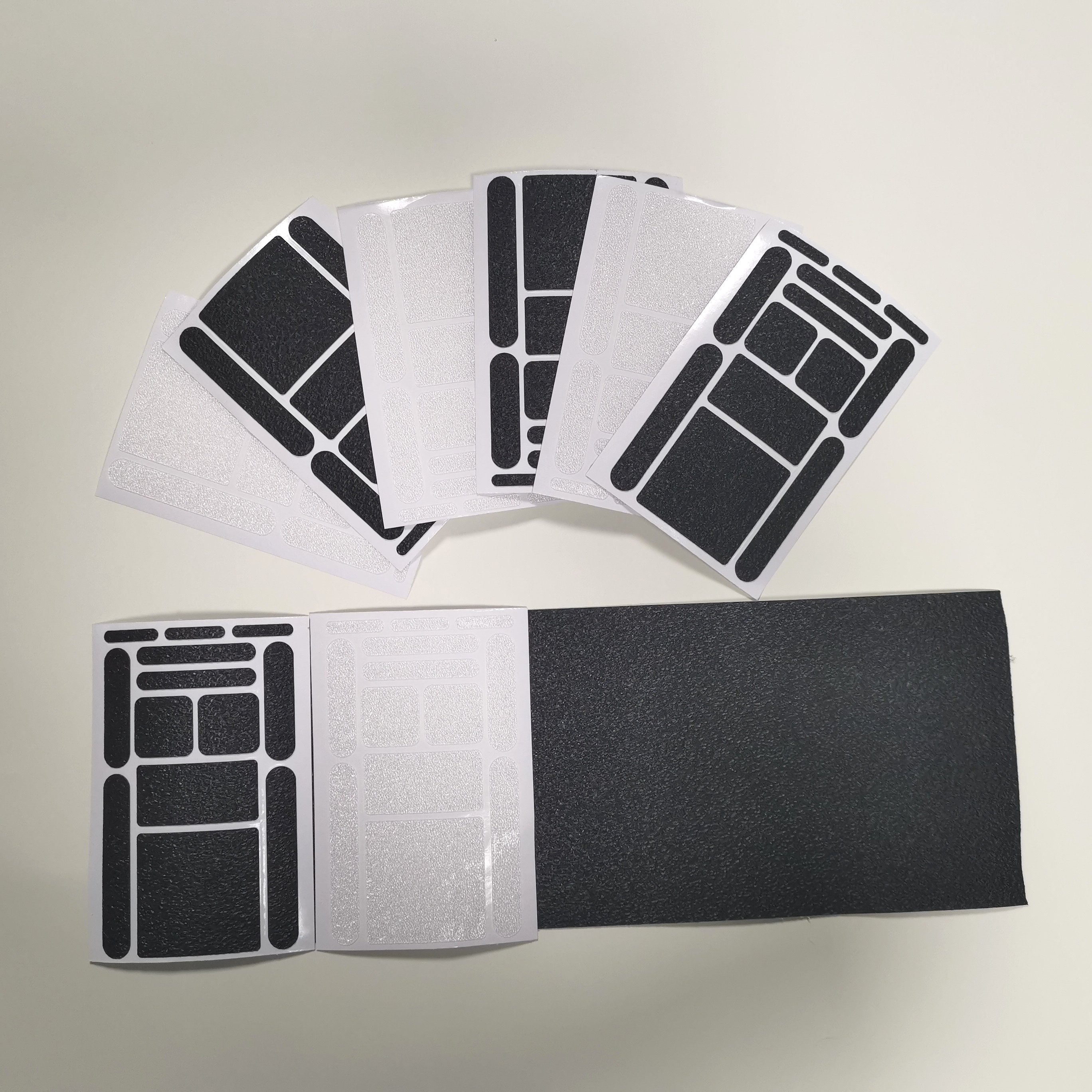 custom black safety rubber texture grip wrap anti slip tape grip stickers for mouse