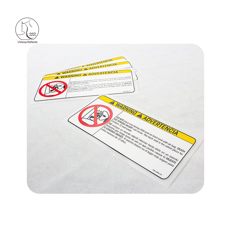 YunShang Wholesale Custom Logo Plastisol Soft Silicone Heat Transfers Sticker for car safty chair