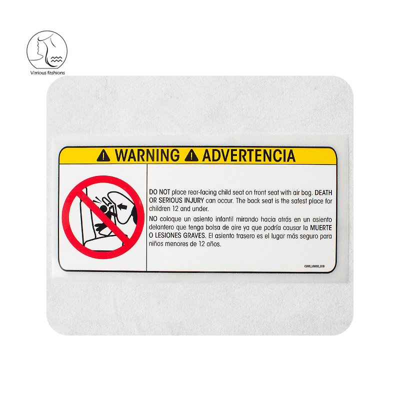 YunShang Wholesale Custom Logo Plastisol Soft Silicone Heat Transfers Sticker for car safty chair