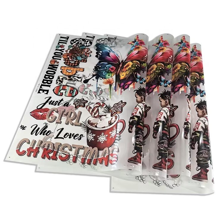 WinsLabel Custom Brand Plastisol Ready to Press DTF Heat Transfers Designs Logo Sticker Wholesale for T Shirts