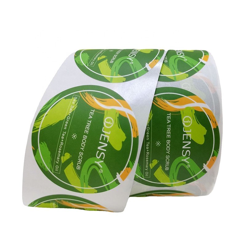 Custom Self-Adhesive Vinyl Stickers Logo Sticker Waterproof Sticker Printing Roll Labels