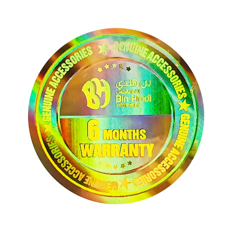 Custom Hologram Sticker Printing 3d Qr Code Label Security Holographic Sticker