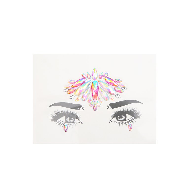 Best Design Hot Sale Face Rhinestone Glass Beads Gem Stickers For Body