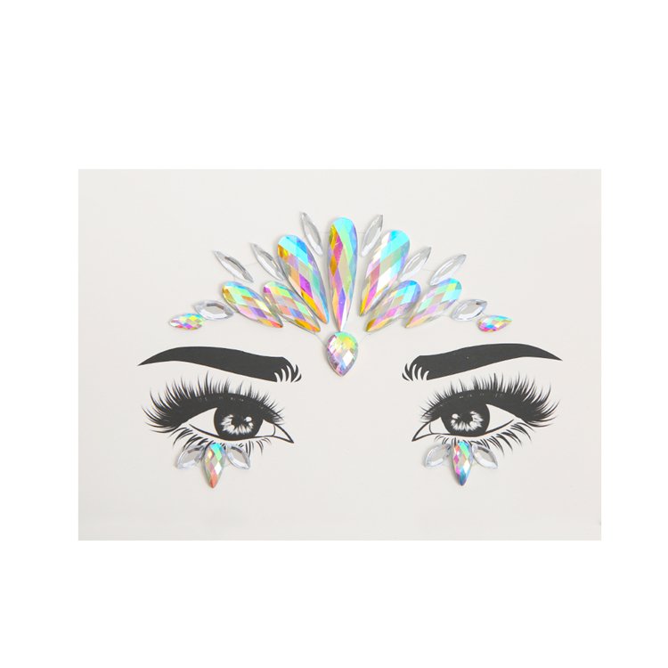Best Design Hot Sale Face Rhinestone Glass Beads Gem Stickers For Body
