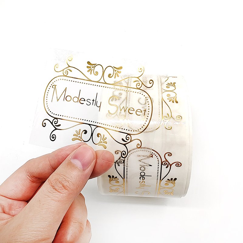 Adhesive Product Foil Label Sticker Vial Label For 10Ml Luxury Perfume Bottle