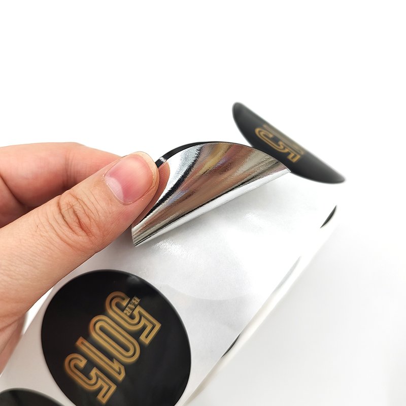 Adhesive Product Foil Label Sticker Vial Label For 10Ml Luxury Perfume Bottle