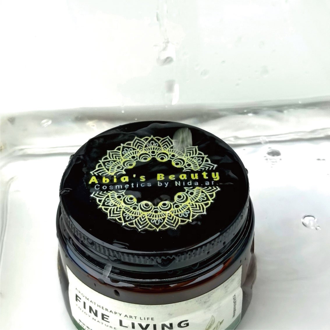 Custom luxury gold foil 3D transfer sticker self adhesive waterproof candle jar metal transfer sticker