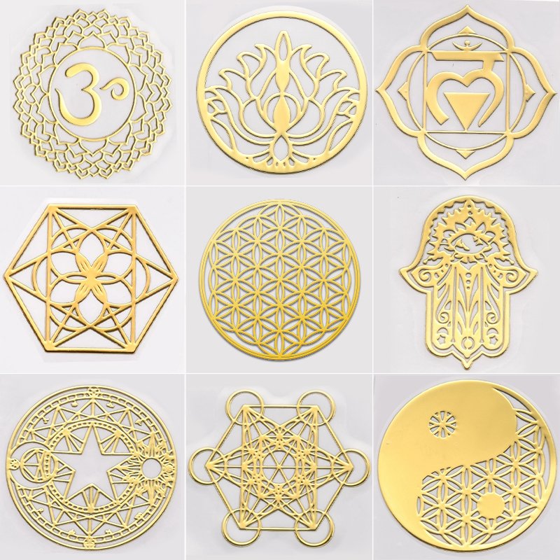 CS Custom Self Adhesive Metal Letters Label Vinyl Sticker Painted Gold Silver Color Foil Sticker Private Logo Label