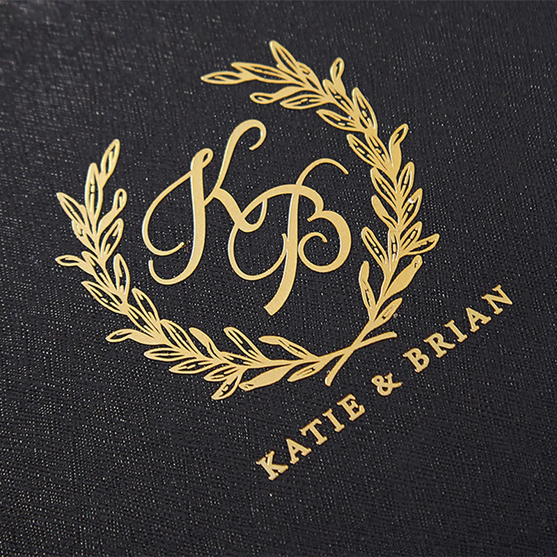 CS Custom Self Adhesive Metal Letters Label Vinyl Sticker Painted Gold Silver Color Foil Sticker Private Logo Label