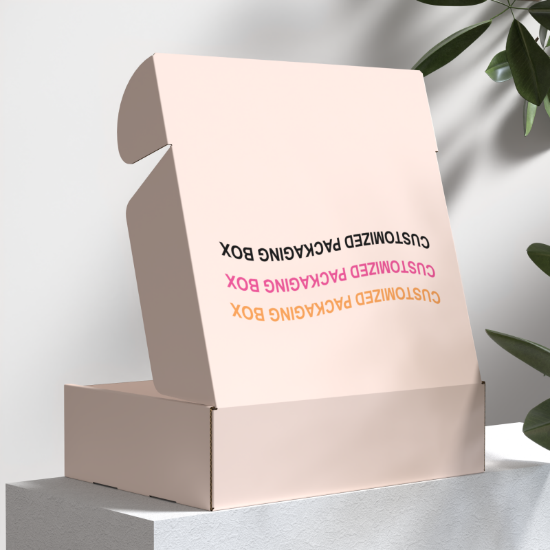 Custom Sticker Gift Paper Box Tissue Paper Mailer Packaging Box Paper Card Corrugated Shipping Box