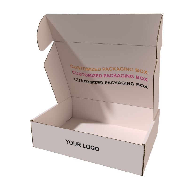Custom Sticker Gift Paper Box Tissue Paper Mailer Packaging Box Paper Card Corrugated Shipping Box