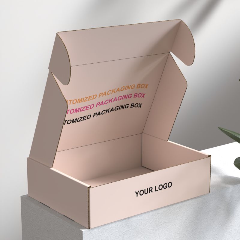 Custom Sticker Gift Paper Box Tissue Paper Mailer Packaging Box Paper Card Corrugated Shipping Box