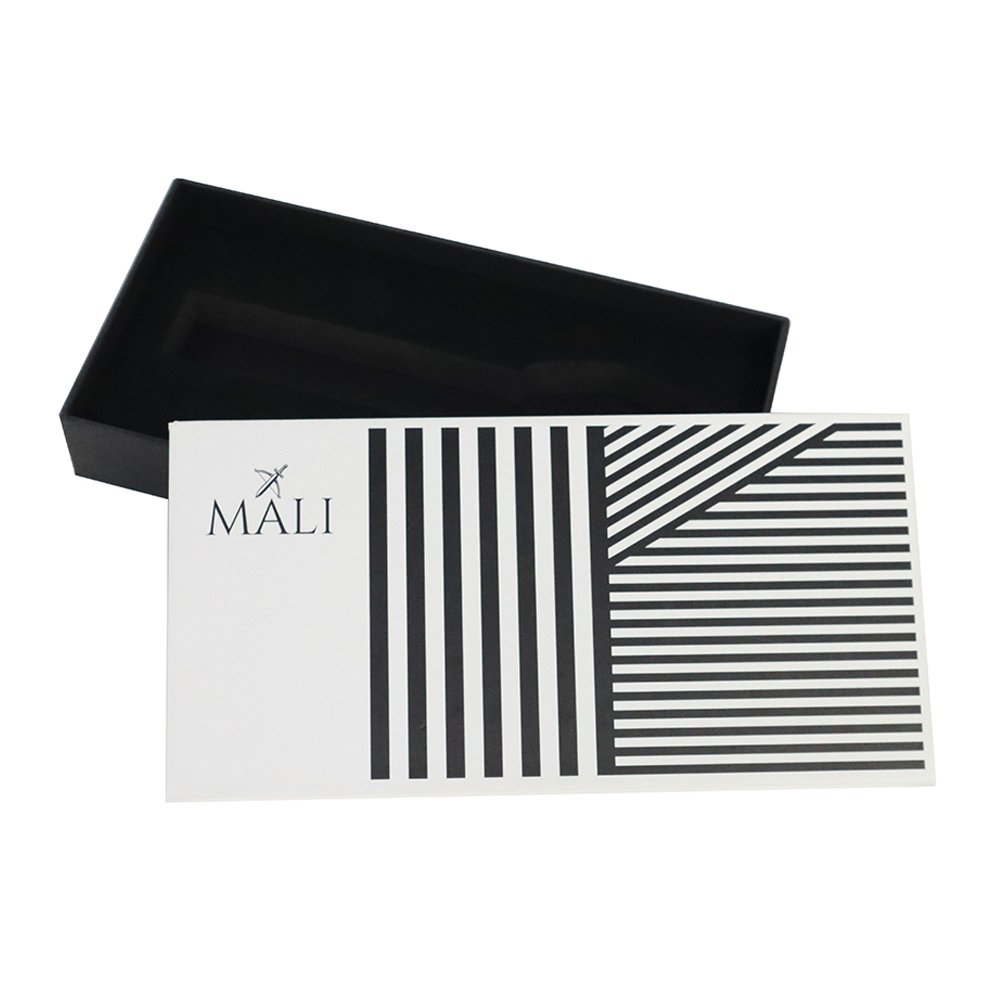 Custom Logo Printed White Rigid Lid And Based Cardboard Watch Packaging Paper Gift Box