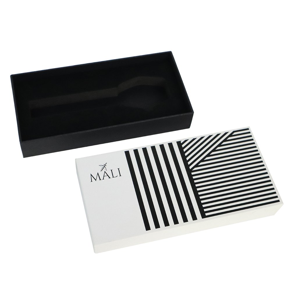 Custom Logo Printed White Rigid Lid And Based Cardboard Watch Packaging Paper Gift Box