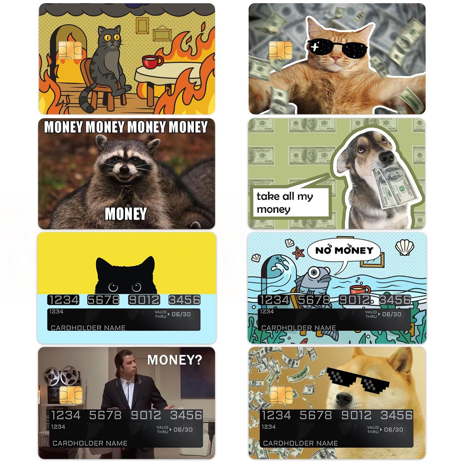Custom Credit Card Sticker with Anime style Vinyl Sticker for Transportation Credit Debit Card Sticker skin