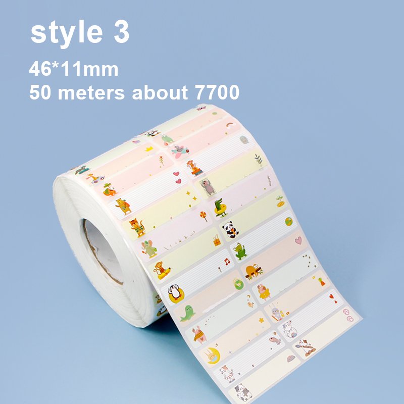 Name Tag Sticker Customize Stickers Waterproof Personalized Labels Children School Stationery Water Bottle Pencil dinosau