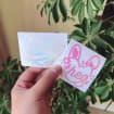 CUSTOM Animal Accent Heart Holographic Lightstick Decal Stickers for kpop light stick
