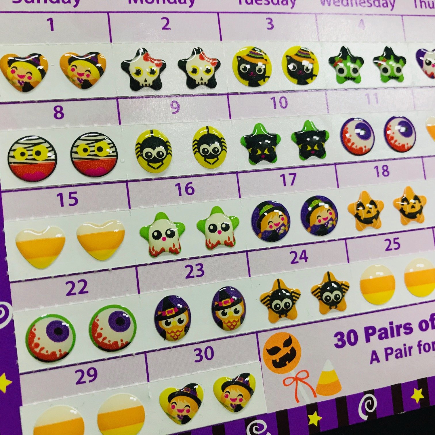 Halloween Series Kids Epoxy Earring Sticker with Disney & NBCU Audited Factory