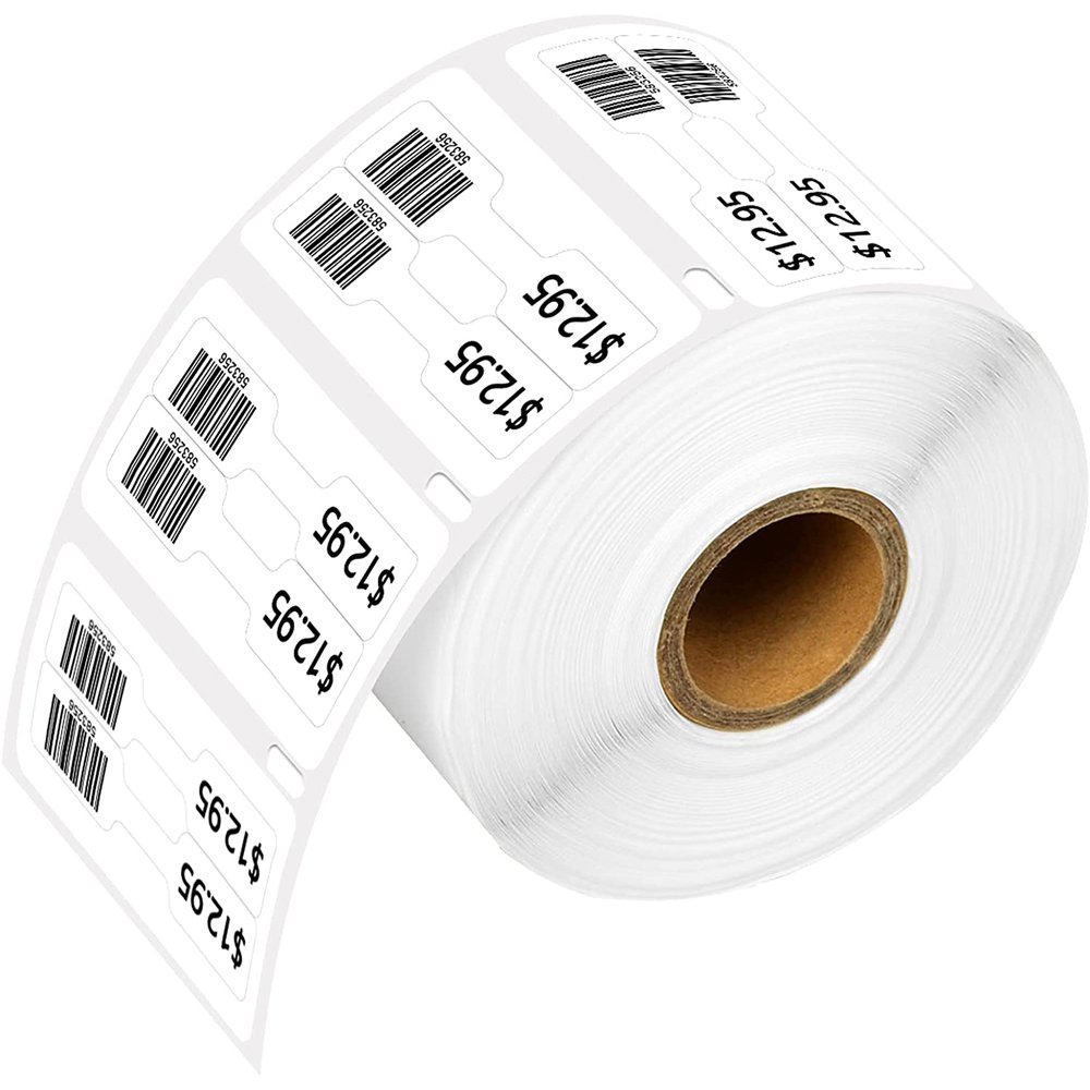 FBA Commodity Inventory SKU Variable QR Code UPC Barcode Serial Number Self Adhesive Vinyl Roll Sticker Label Printed