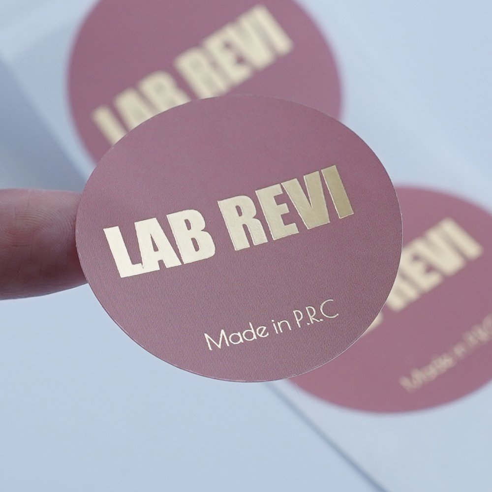 Private Design Custom Die Cut Adhesive Paper Stickers customize design Printed Brand Logo packing labels skincare packaging