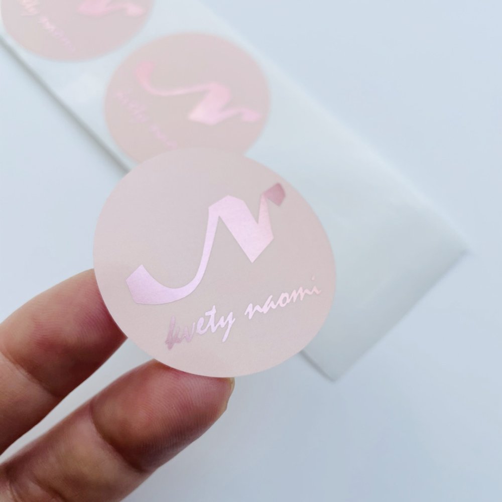 Private Design Custom Die Cut Adhesive Paper Stickers customize design Printed Brand Logo packing labels skincare packaging