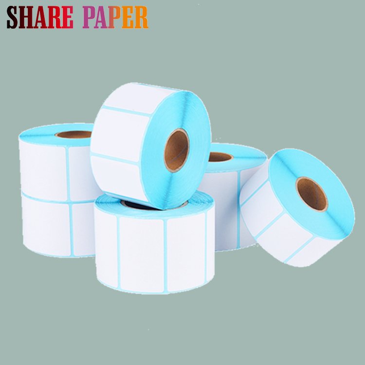 Customized thermal sticker international 75x50mm thermal transfer label