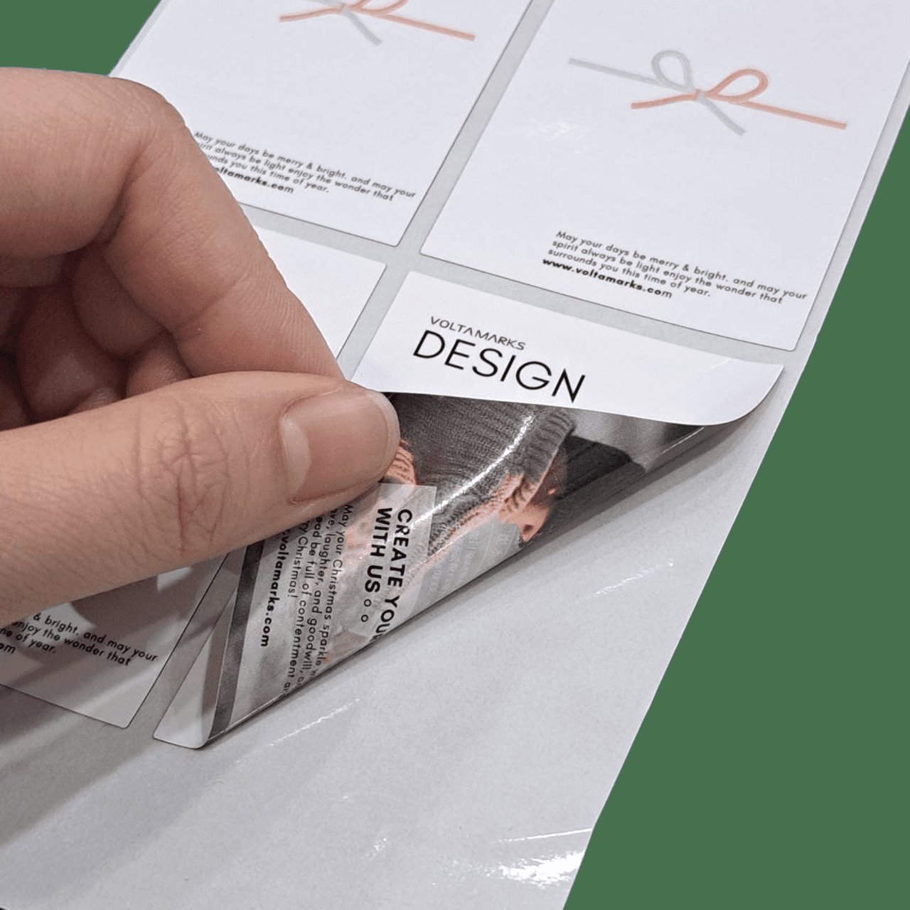 Custom Double Side Print Label Sticker