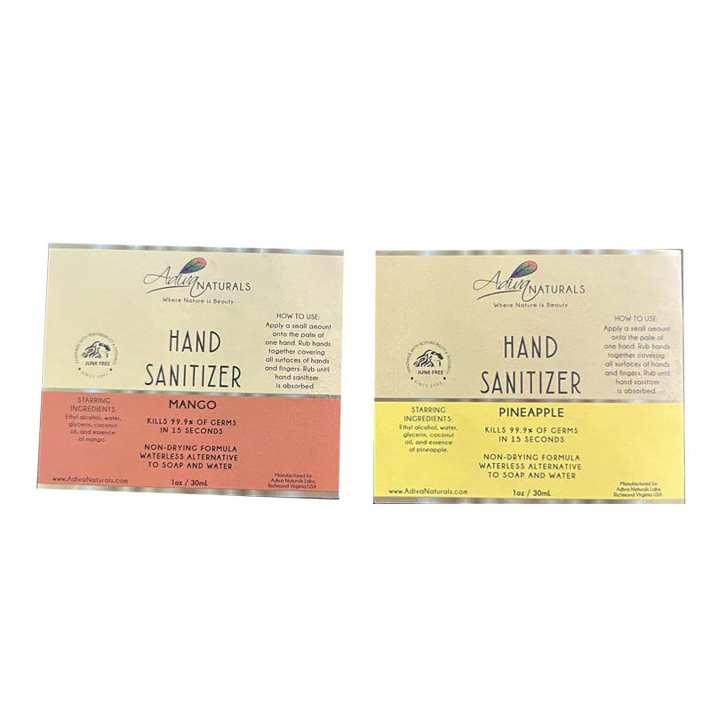 Label Design Customize Logo Sticker Vinyl Printing Adhesive High Quality Waterproof Label Roll