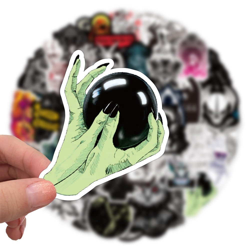 50pcs Cool Style Sticker Packs Horror Devil Witch Graffiti Decoration Stickers for Skateboard Luggage Guitar Laptop Wall Decal