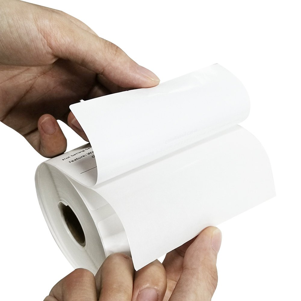 High-quality manufacturers direct sales 500 lables/roll 100*150mm Blank sticker direct thermal label