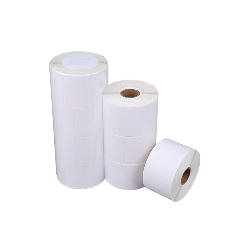 Custom Logo Thermal Barcode Sticker Barcode Labels Waterproof Sticker Labels 2021 Hot Sell Customized Adhesive Sticker White