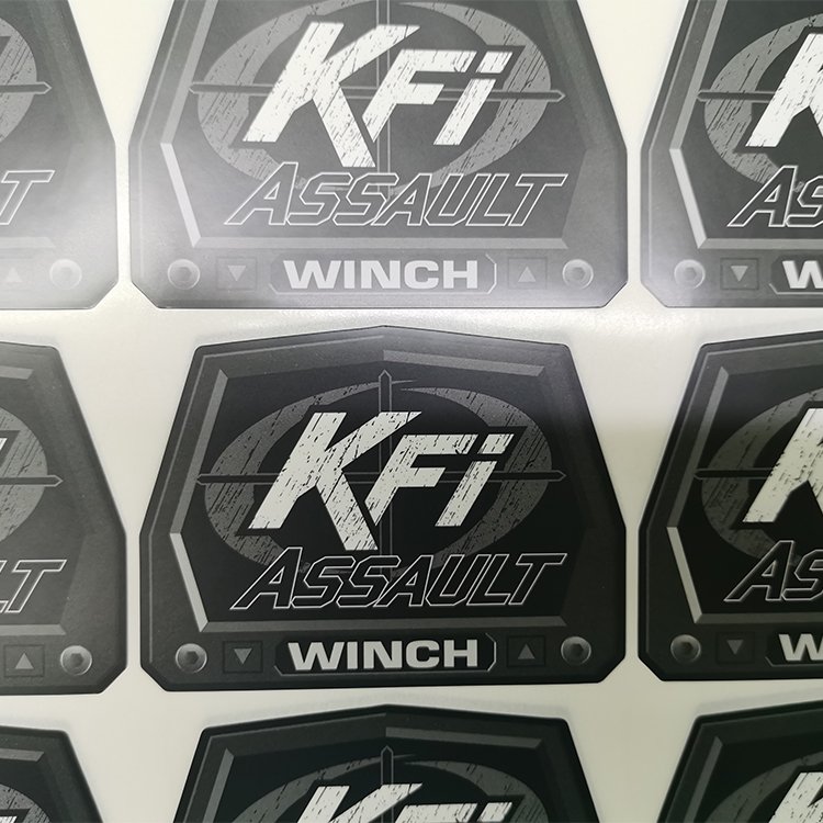 high quality cheap waterproof custom outdoor weatherproof sunscreen UV resistance your own design logo pvc sticker