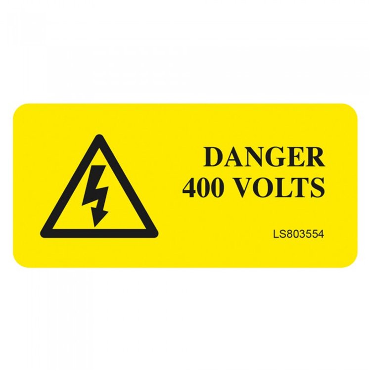 Warning Electric Fence Sticker Vinyl Die Cut Sticker Danger Removable Sticker