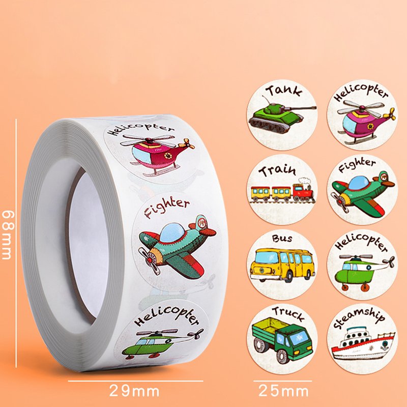 Cute Kids Reward Stickers Custom Cartoon Decorative Stickers OEM Door Service Vinyls Stickers Home Decor Product Waterproof