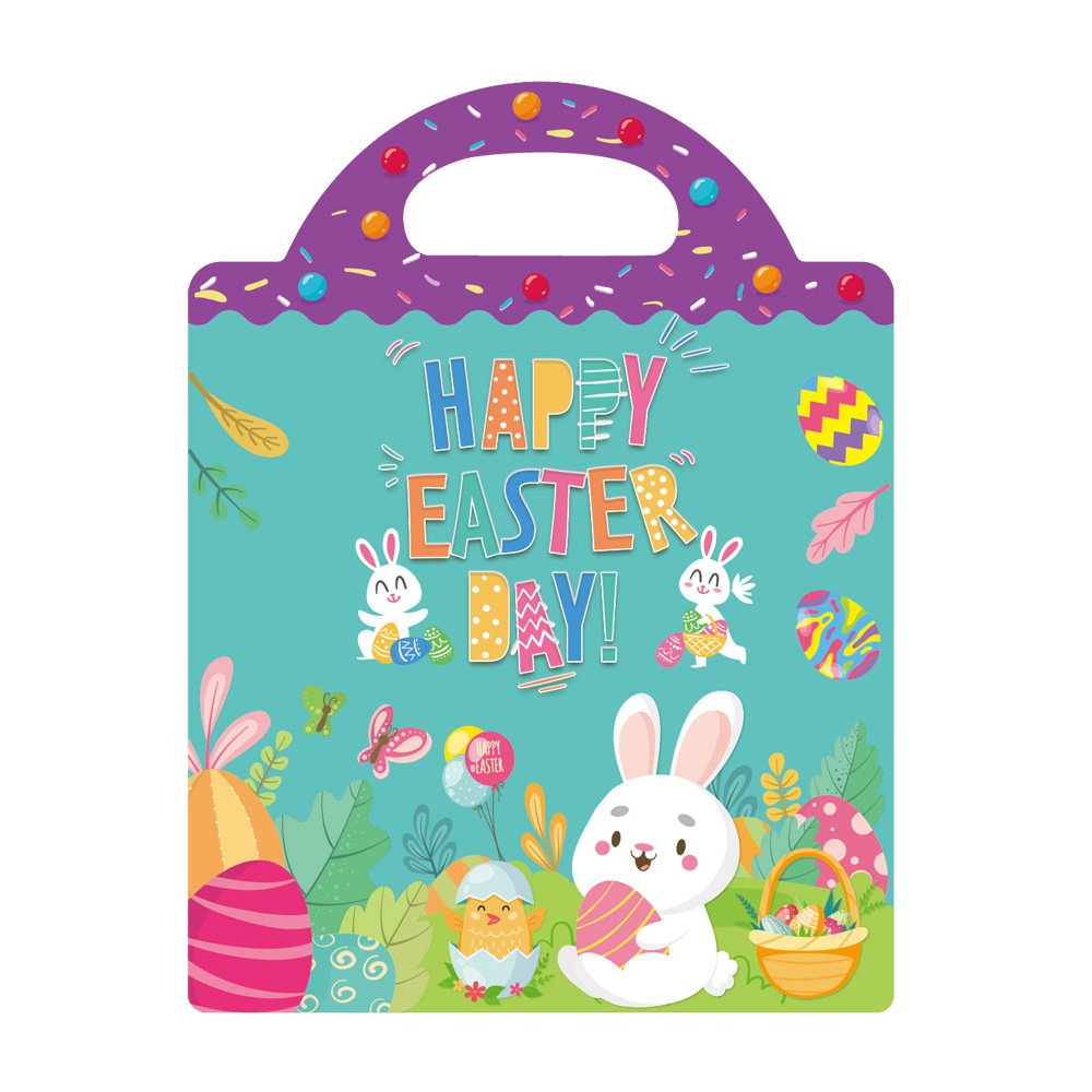 Cross-border children's sticker book wholesale Christmas Halloween Thanksgiving Easter scene repeated hand-held sticker books