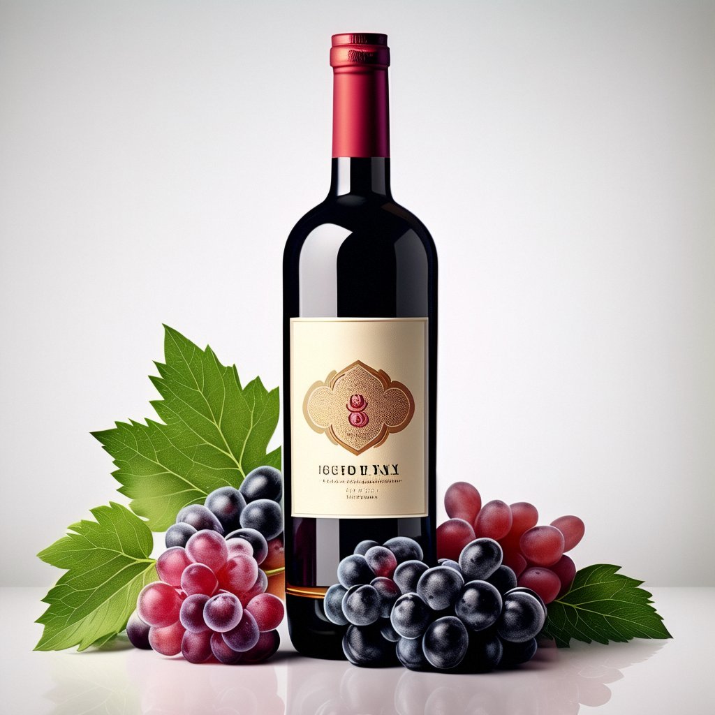 Factory Printed Wholesale Roll Logo Printed Red Wine Label Sticker for Glass Bottle