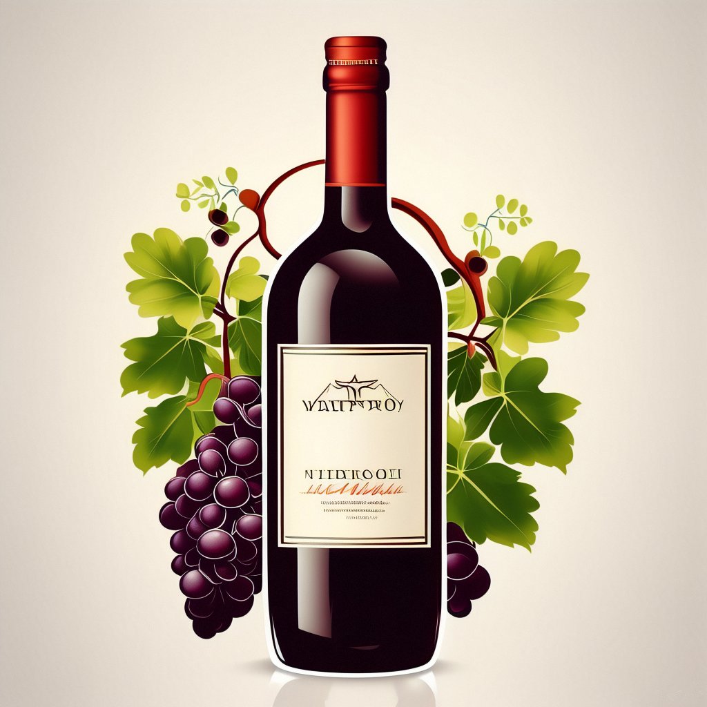 Factory Printed Wholesale Roll Logo Printed Red Wine Label Sticker for Glass Bottle