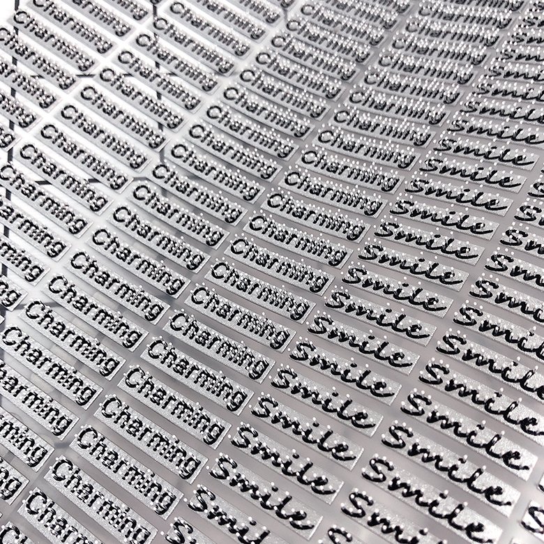 2024 new fashion iron on 3d logo sticker custom heat transfer printing