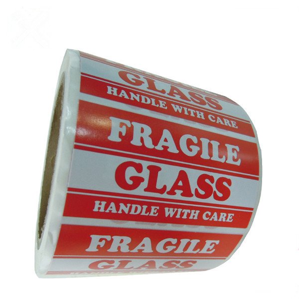 1 Roll 500 Labels 2 x 3 Permanent Adhesive Fragile Stickers Handle With Care Warning Packing Moving Box Shipping Label