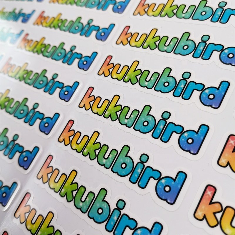 Wholesale Custom Logo Printing Waterproof Adhesive Vinyl Food Packing Labels Circle Kiss Cut Label Sticker Sheet for Promotion