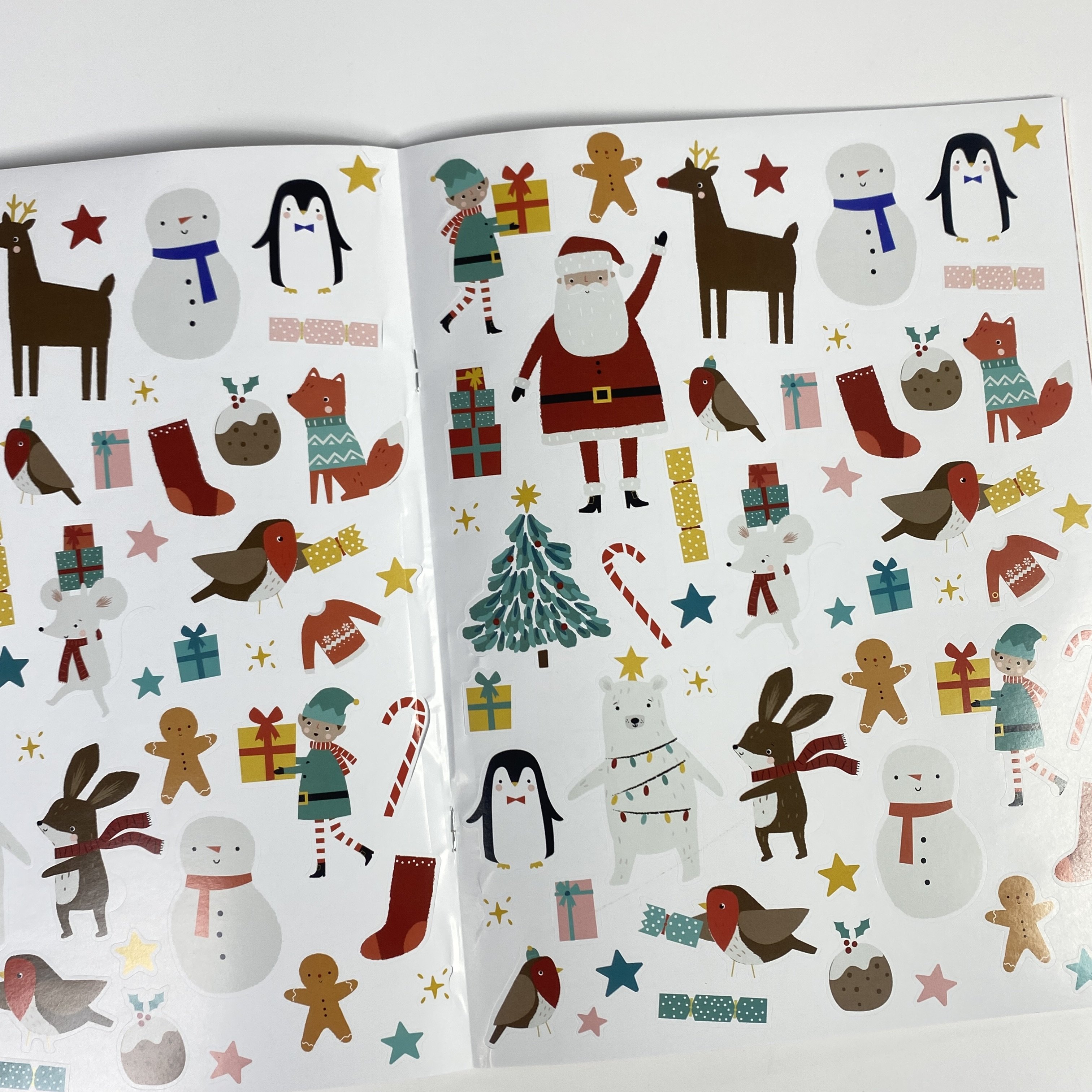 A5 Wholesale custom printing sticker book Christmas coloring book