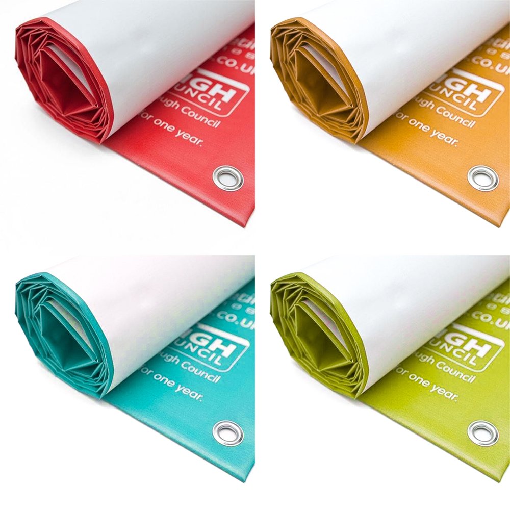 Custom Flex Printing Media Promotion Banners Advertising Display Basic Vinyl Reverse Sticker Printing