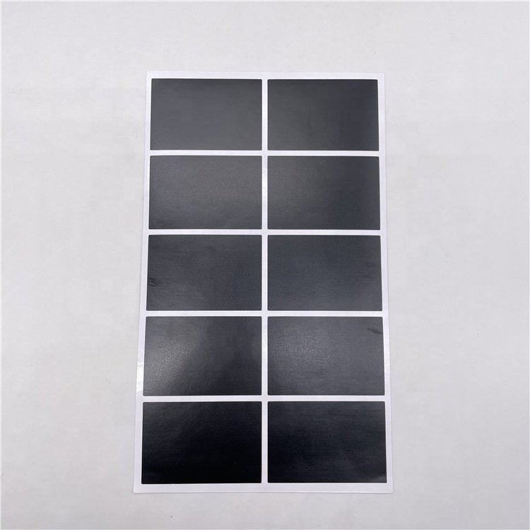 Fsc Certified Custom removable blackboard wall sticker sheet pack chalkboard stickers self adhesive labels