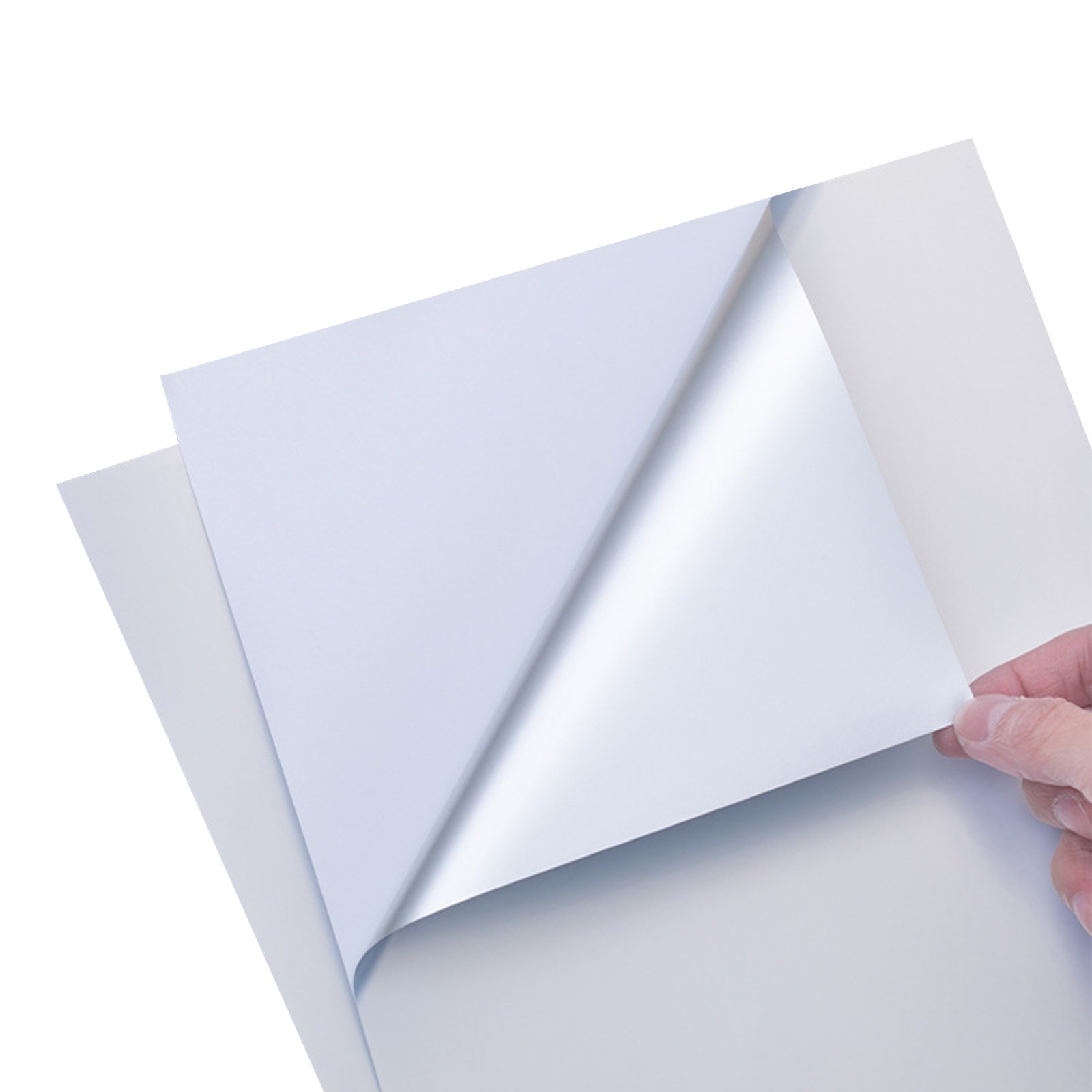 A4 Printable PET Vinyl Sticker Paper Blank Label Printing Material Waterproof Self-Adhesive For Inkjet Printer Gold Silver